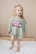 Load image into Gallery viewer, Believe in the Magic Christmas Sweatshirt Romper
