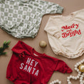 Load image into Gallery viewer, Merry and Bright Christmas Sweatshirt Romper
