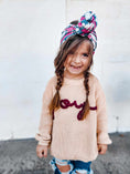 Load image into Gallery viewer, Joy Hand Embroidered Christmas Sweater
