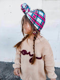 Load image into Gallery viewer, Joy Hand Embroidered Christmas Sweater
