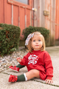 Load image into Gallery viewer, Santa Baby Sweatshirt Romper
