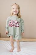 Load image into Gallery viewer, Believe in the Magic Christmas Sweatshirt Romper

