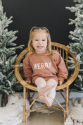 Load image into Gallery viewer, Merry Organic Cotton Crewneck Sweatshirt - Red
