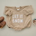 Load image into Gallery viewer, Let It Snow Sweatshirt Romper - more colors
