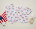 Load image into Gallery viewer, Flag Print Bamboo Romper
