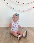 Load image into Gallery viewer, Flag Print Bamboo Romper
