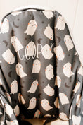 Load image into Gallery viewer, Pumpkin Gingham IKEA Antilop Highchair Cushion Cover – Wipeable
