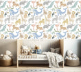 Load image into Gallery viewer, Alphabet Wallpaper - Nursery Wall Decor Wallpapers

