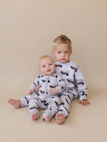 Load image into Gallery viewer, Bamboo Zip Romper | Mama's Boy
