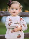 Load image into Gallery viewer, Thanksgiving Pumpkin Sequin Sweater – Beige, Perfect for Fall
