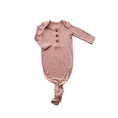 Load image into Gallery viewer, Dusty Pink Bamboo Knotted Baby Gown
