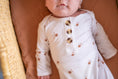 Load image into Gallery viewer, Fleur Ribbed Knotted Baby Gown
