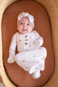Load image into Gallery viewer, Fleur Ribbed Knotted Baby Gown
