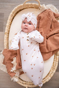 Load image into Gallery viewer, Fleur Ribbed Knotted Baby Gown
