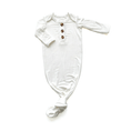 Load image into Gallery viewer, White Bamboo Knotted Baby Gown
