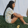Load image into Gallery viewer, Girl's Bamboo Short Set | Lemon
