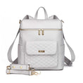 Load image into Gallery viewer, Signature Diaper Bag Stone Grey
