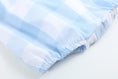 Load image into Gallery viewer, Light Blue Gingham American Flag Romper
