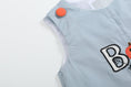 Load image into Gallery viewer, Light Gray 'Boo' Applique Overalls
