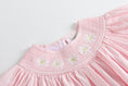 Load image into Gallery viewer, Light Pink Daisy Smocked Bishop Dress
