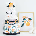 Load image into Gallery viewer, Little Clementine Diaper Cake
