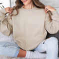 Load image into Gallery viewer, Mama, Dad and Mini Matching Custom Embroidered Sweatshirts and Bodysuits
