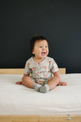 Load image into Gallery viewer, Mama Tattoo Hearts Bamboo Henley Romper
