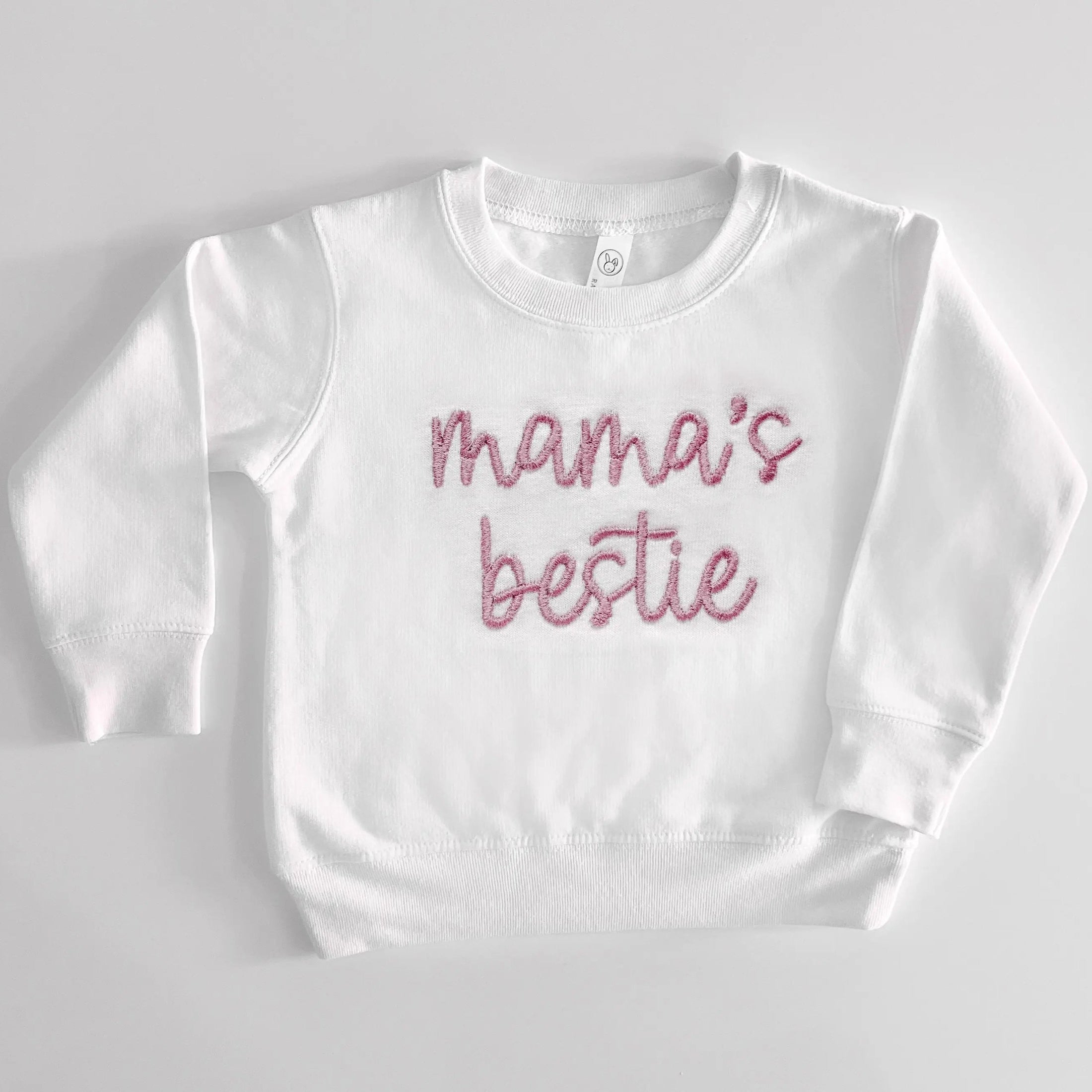 Embroidered Mother Daughter Matching Sweatshirts and Baby Outfits
