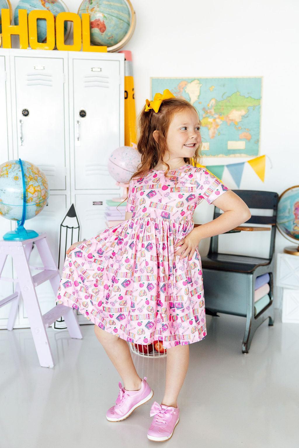 Kindergarten S/S Pocket Twirl Dress