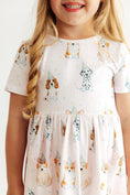 Load image into Gallery viewer, Party Pups S/S Pocket Twirl Dress
