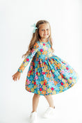 Load image into Gallery viewer, Flower Child L/S Pocket Twirl Dress
