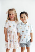 Load image into Gallery viewer, Boys Party Pups S/S Polo
