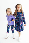 Load image into Gallery viewer, Botanical Beauty L/S Pocket Twirl Dress
