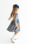 Load image into Gallery viewer, Marigold Moon 3/4 Sleeve Pocket Twirl Dress
