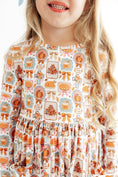 Load image into Gallery viewer, Give Thanks L/S Pocket Twirl Dress

