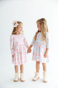 Load image into Gallery viewer, Pawsitively Spooky L/S Pocket Twirl Dress
