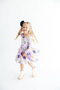 Load image into Gallery viewer, Tied with a Boo Lavender L/S Pocket Twirl Dress
