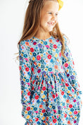 Load image into Gallery viewer, Vintage Floral L/S Pocket Twirl Dress
