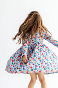 Load image into Gallery viewer, Vintage Floral L/S Pocket Twirl Dress
