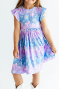 Load image into Gallery viewer, Snow Much Sunshine Flutter Sleeve Twirl Dress
