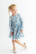 Load image into Gallery viewer, Nativity L/S Ruffle Hem Twirl Dress
