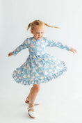 Load image into Gallery viewer, Nativity L/S Ruffle Hem Twirl Dress
