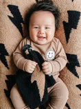 Load image into Gallery viewer, Lightning Bolt Plush Lovey | Mocha
