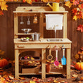 Load image into Gallery viewer, Tiny Land® Mud Kitchen - DuoPlay Outdoor Play Kitchen for Kids
