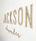 Load image into Gallery viewer, Custom Nursery Wood Name Sign

