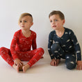 Load image into Gallery viewer, Bamboo Two Piece Pajamas | Police Cruiser
