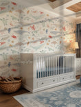 Load image into Gallery viewer, Alphabet Wallpaper - Nursery Wall Decor Wallpapers
