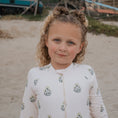 Load image into Gallery viewer, Girl's Long Sleeve Swimsuit | Marigold
