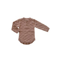 Load image into Gallery viewer, Organic Knit Bodysuit- Mocha Checker
