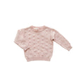 Load image into Gallery viewer, Organic Knit Sweater - Pink Pom
